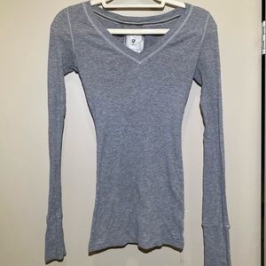 Long sleeve Abercrombie long John material shirt. Size Medium